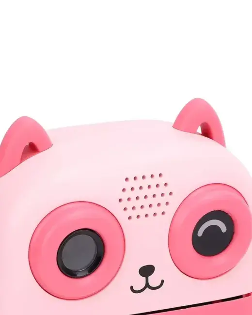 Çocuklar İçin Anında Baskılı Kamera 6 Renk Kalem 5 Rulo Kağıt Hediyeli Eğitici Eğlenceli Fotoğraf Makinesi