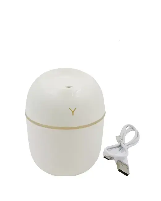 Sessiz Mini Nemlendirici 5 Esans Hediyeli USB Bağlantılı LED Işıklı Buhar Makinesi