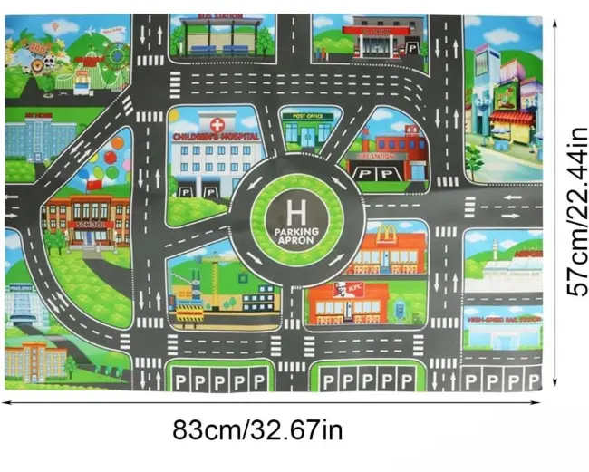 Çocuk Oyun Matı (mutlu Şehir Hayatı)