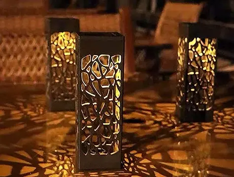 Dekoratif Solar Güneş Enerjili Bahçe Aydınlatması Yürüyüş Yolu Seti ( 8 Adet )