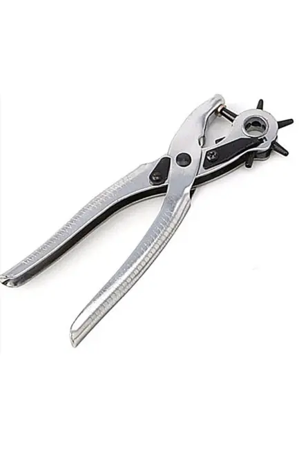 Kemer Delme Ve Perçin Pensesi Ikli Set Deri Plastik Delici