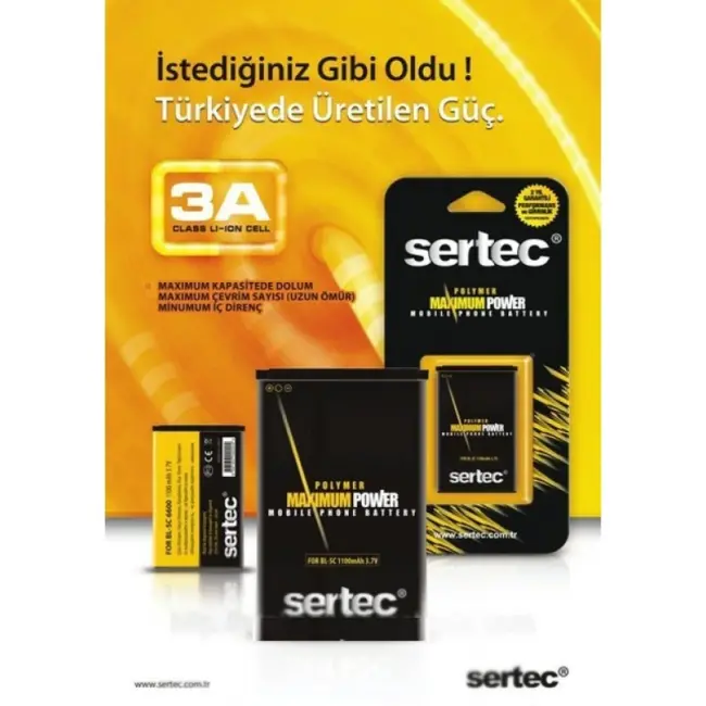 Sertec - Samsung I718/ İ600 Uyumlu Batarya