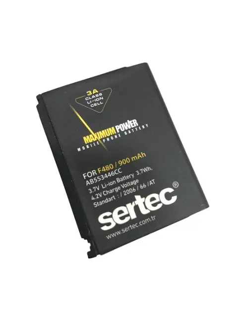 Sertec - Samsung F480 Uyumlu Batarya