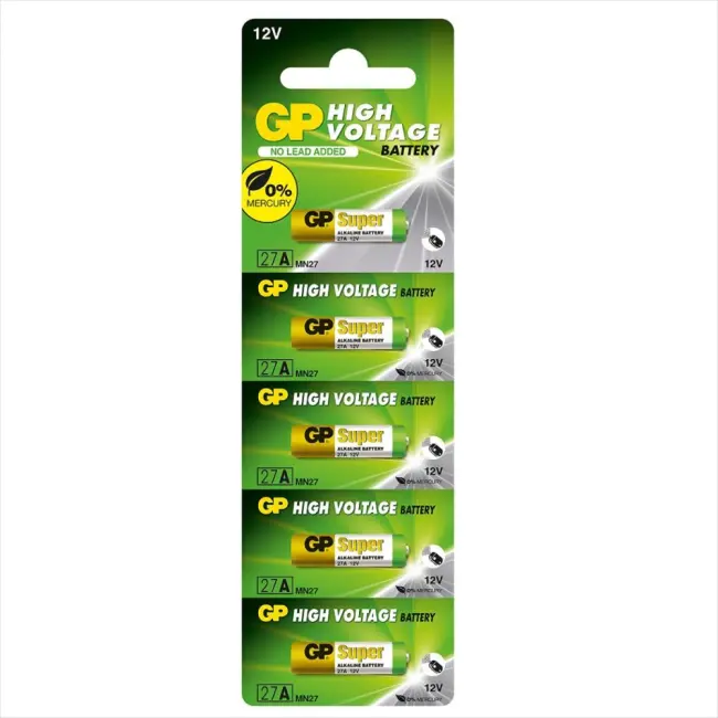 Gp 27a 12v Alkalin Pil 5\'li Paket