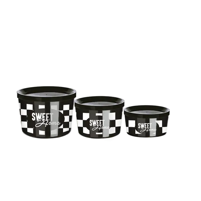 Saklama Kabı 3 Boy İç İçe Geçmeli Kolay Saklanır Yer Tutmaz- (360-800-1400ml)