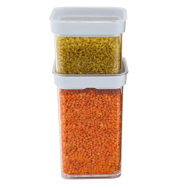 Vakumlu Kare Saklama Kabı - 1,50 Litre