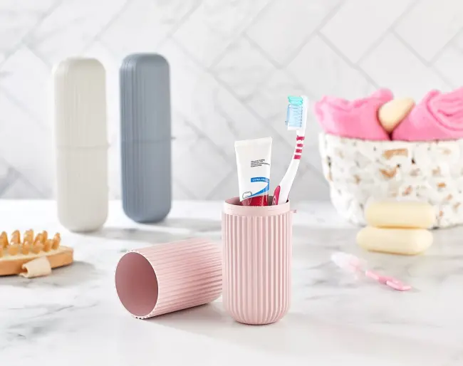 2 Adet Seyahat Kabı Çanta İçi Makyaj Kutusu