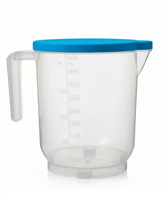 Pratik Mutfak Ölçü Kabı - 2 Litre Dereceli Şeffaf Hazne Bpa Free