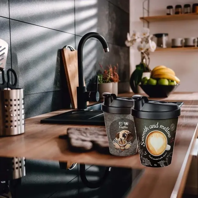 Kahve Bardağı - Termoslu 400ml - 13,5 Oz