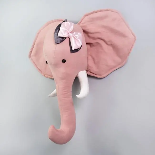 Comfymax Pupayart Çocuk Odası Duvar Süsü - Pembe Fil