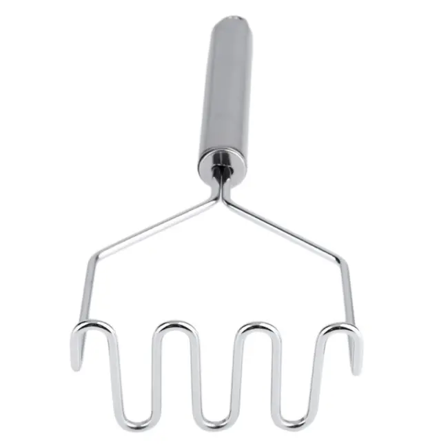 İnox Paslanmaz Metal Patates Ezici Püre Yapıcı 27 Cm