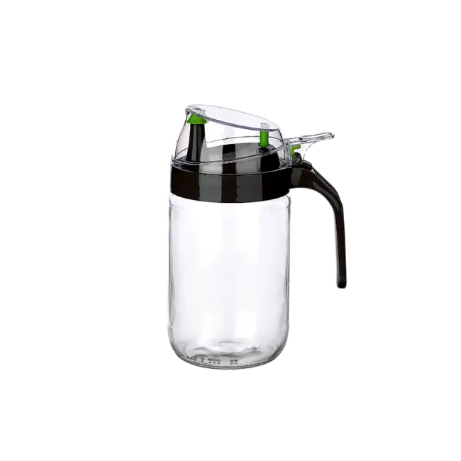 Cam Yağdanlık - Kulplu Sirkelik Sosluk 660ml