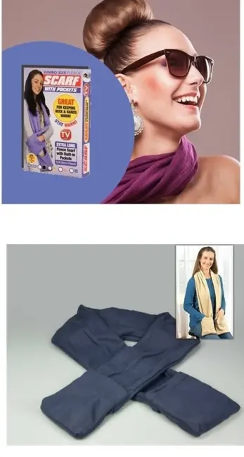 Atkı Termal Sıcak Kalmanızı Sağlayan Isıtıcılı Atkı