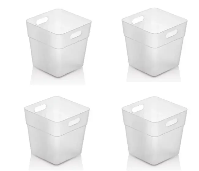 6 Lı Buzdolabı İçi Mini Düzenleyici Kutu Organizer - Buzdolabı Kapak Düzenleyici