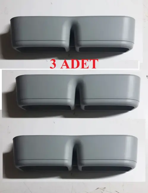 3 Adet Banyo Terlik Tutucu - Kapı Arkası Pratik Raf - Terlik Tutucu