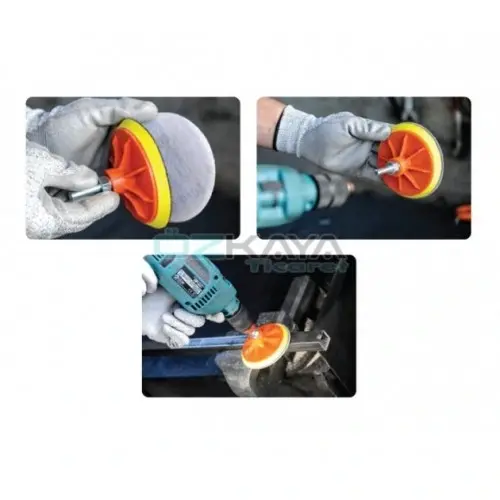 Matkap Disk Koltuk Temizleme Fırça Ve Zımpara Takma Aparatı