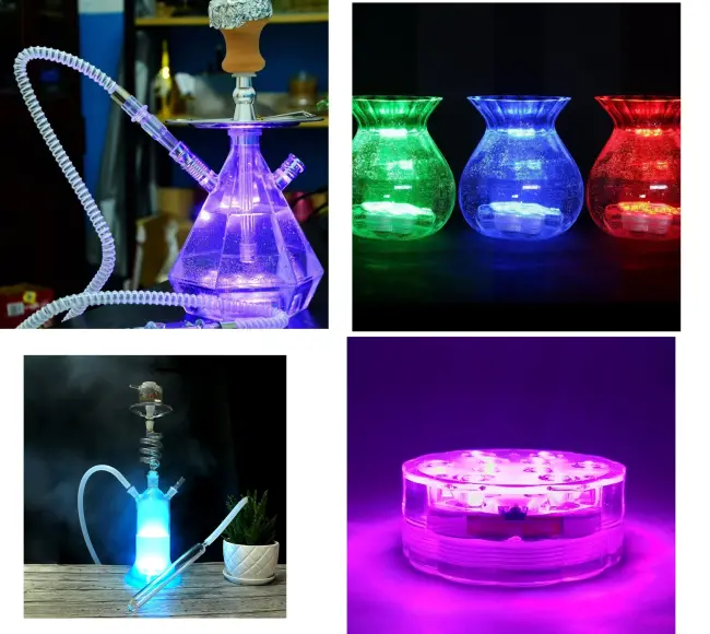 Nargile Işığı Renk Değiştiren Kumandalı Led Lamba