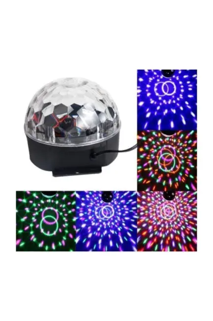 Kumandalı Kristal Led Rgb Disko Topu