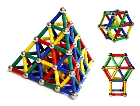 Magnastix 222 Parça Manyetik Lego Seti