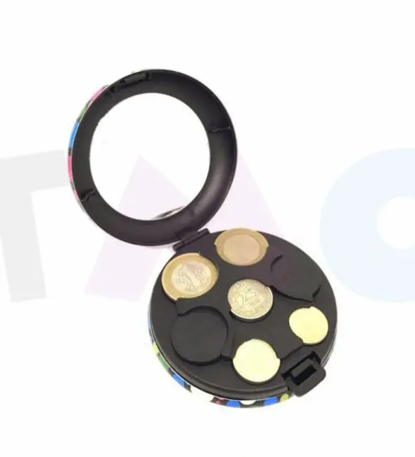 Bozuk Para Kutusu Metal Aynalı Cüzdanmatik