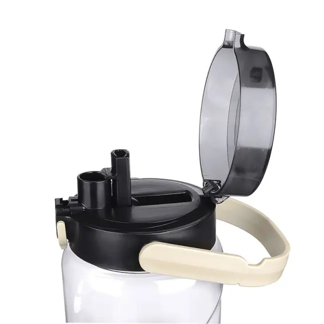 Şeffaf Matara - 2000 Ml - 67,6 Oz - Watermode Matara