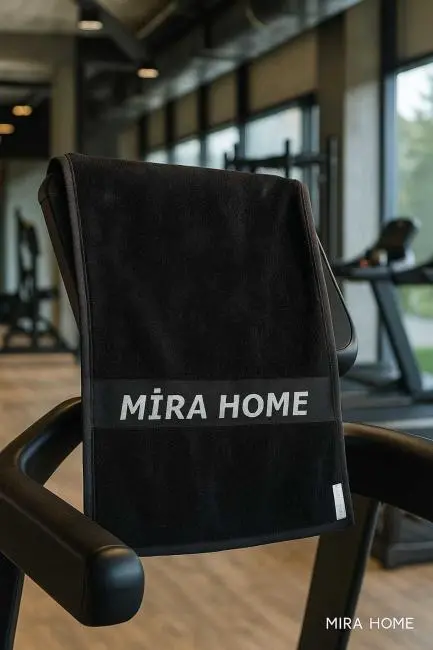 Mira Home Spor Havlusu Fitness Yumuşak Sporcu Havlu 100 Pamuklu 30x100 Cm