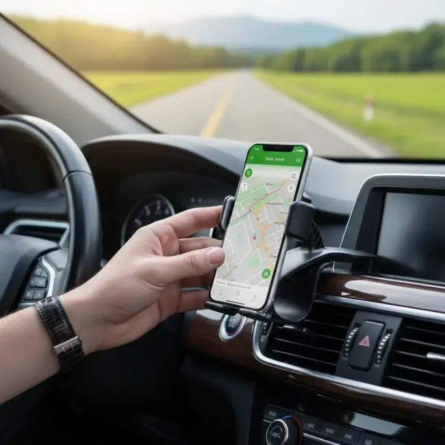 Telefon Tutucu Araç İçi Telefon Tutucu Klipsli 360c Dönüş