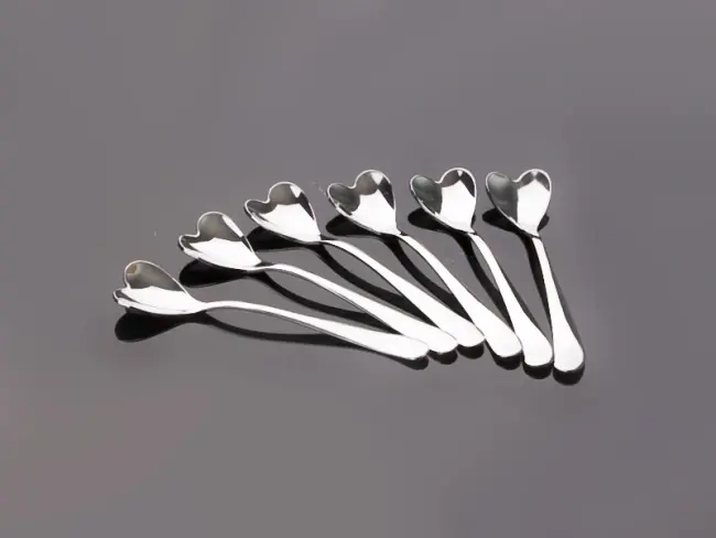 Dondurma Kaşığı - Kalpli (6adet)