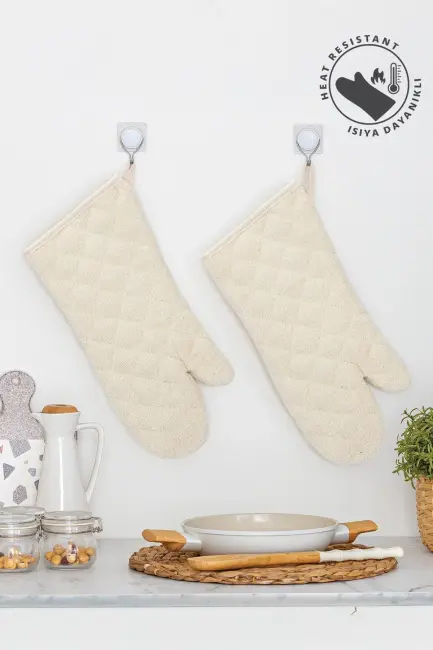 Fırın Eldiveni Isıya Dayanıklı Termo Astarlı Lüx Fırın Eldiveni