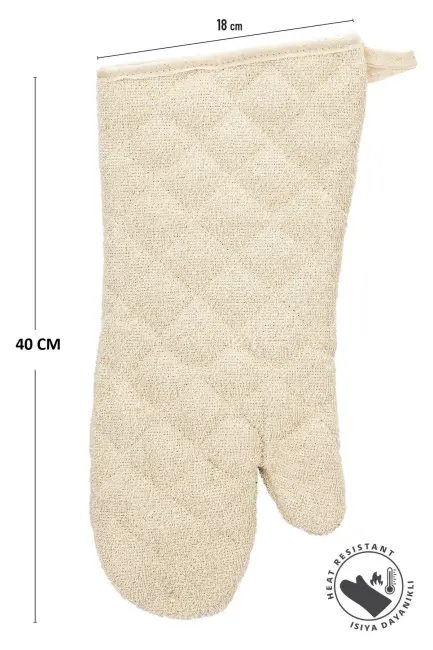 Fırın Eldiveni Isıya Dayanıklı Termo Astarlı Lüx Fırın Eldiveni