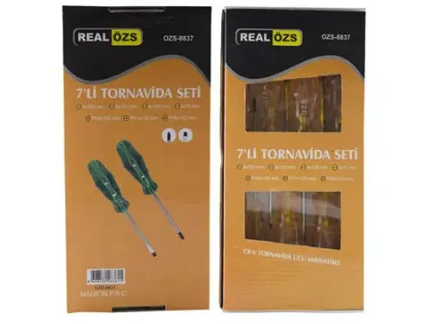 Mıknatıs Uçlu Tornavida Seti (7li)