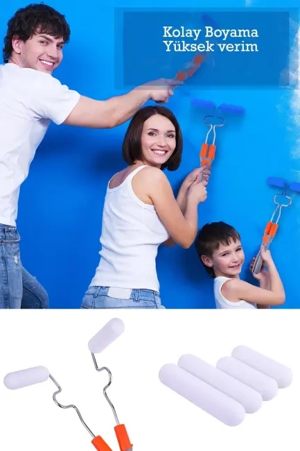 Glide Köşe Ve Düz Zeminde Kullanılabilir Damlatmaz Boya Rulosu