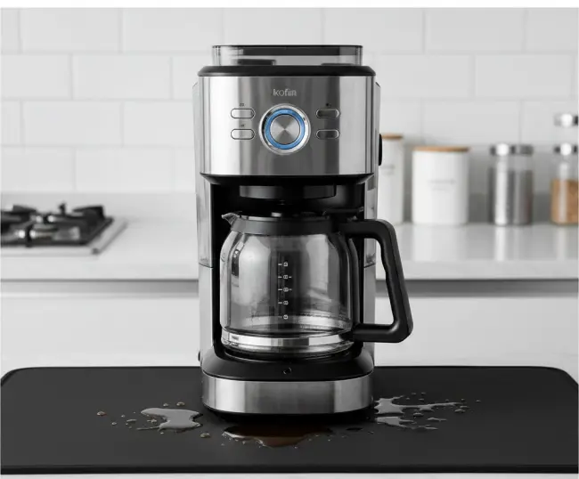 Çay Makinesi Altlığı Su Emici Kaymaz Taban Tezgah Koruyucu Kurulama Matı