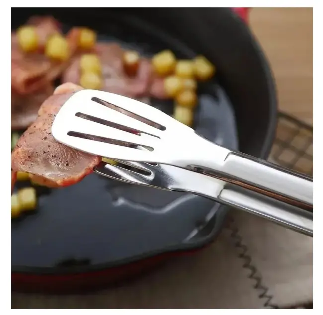 Maşa Paslanmaz Barbekü Maşası - 25 Cm Mutfak Ekmek Maşası