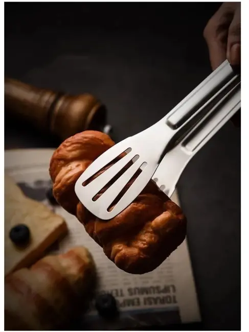 Maşa Paslanmaz Barbekü Maşası - 25 Cm Mutfak Ekmek Maşası