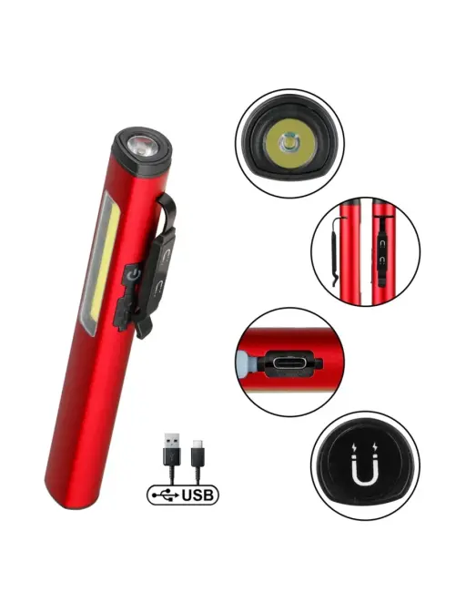 Profesyonel Şarjlı Mıknatıslı El Feneri Oto Feneri Çok Amaçlı Aydınlatma Çözümü