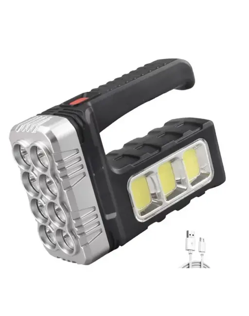 El Feneri Solar Panelli Ledli Powerbank Cob Fener