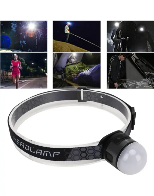 Kafa Lambası Kafa Feneri Şarjlı Profesyonel Cob Fener 7 Modlu