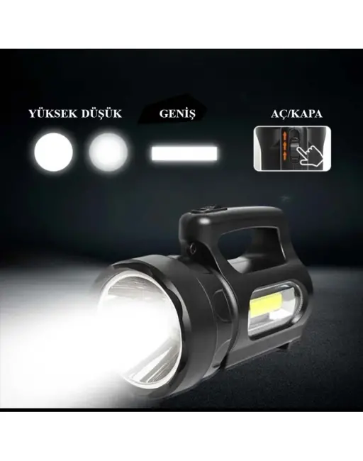 Profesyonel Ultra Güçlü Led El Feneri - Yüksek Performanslı 900 Lümen Aydınlatma