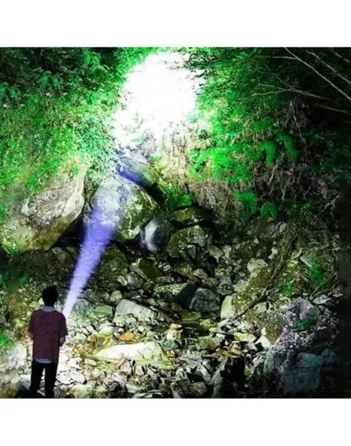 El Feneri 8 Mod Şarjlı Fosforlu Mıknatıslı Led El Feneri