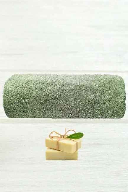 Luxury Hotel 90x150 cm %100 Pamuk Banyo Havlusu  Gramajlı Yeşil