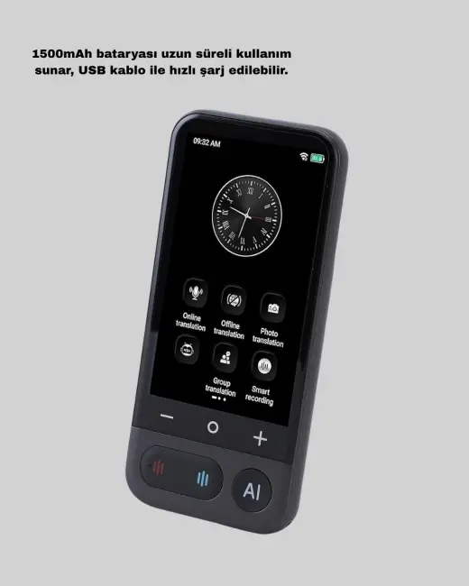 Akıllı Taşınabilir Tercüman – 17 Çevrimdışı 139 Çevrimiçi Dil Desteği