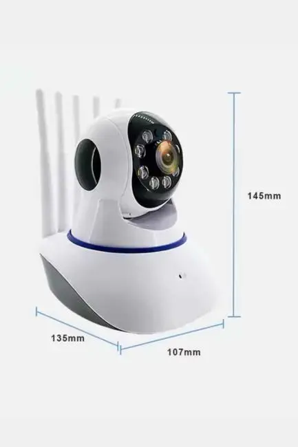 Akıllı Gece Görüşlü Sensörlü Wifi Kamera Telefondan Takip Edilebilir