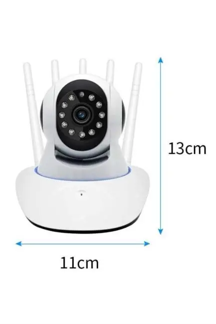 LED Aydınlatmalı 5 Antenli Motorlu 1080P Wifi Kamera Sensörlü