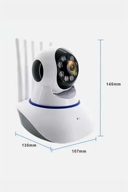 Akıllı Gece Görüşlü Sensörlü Wifi Kamera Telefondan Takip Edilebilir