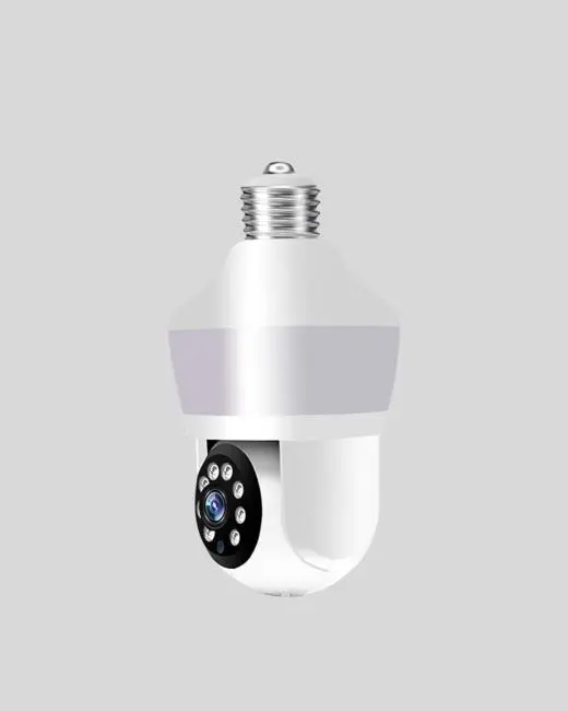 360° Full HD Wi-Fi Akıllı Ampül Kamera Gece Görüşlü
