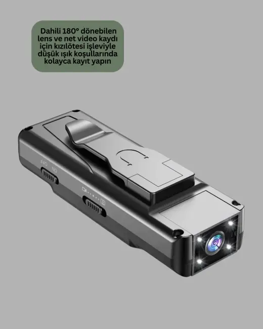 Mini Kamera 1080P Full HD Döner Lens Taşınabilir