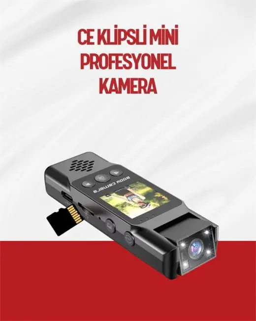 Hareket Algılayıcılı Taşınabilir Mini Kamera – 3MP Fotoğraf Düşük Güç Tüketimi