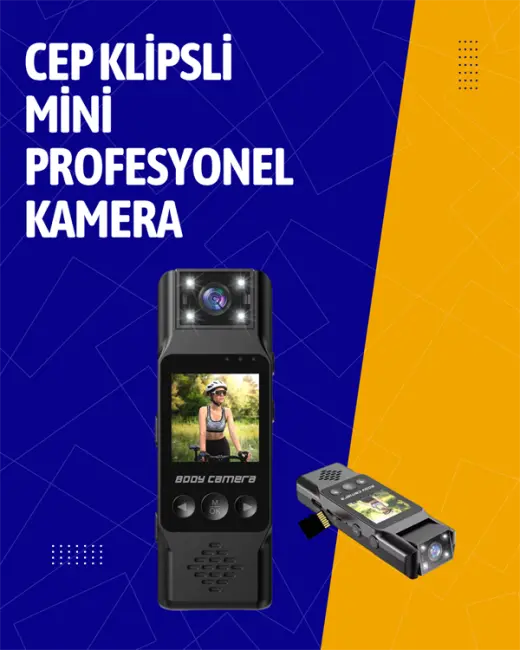 Kablosuz WiFi Bağlantılı Full HD Mini Kamera – Döngüsel Kayıt ve Hareket Algılama Özellikli