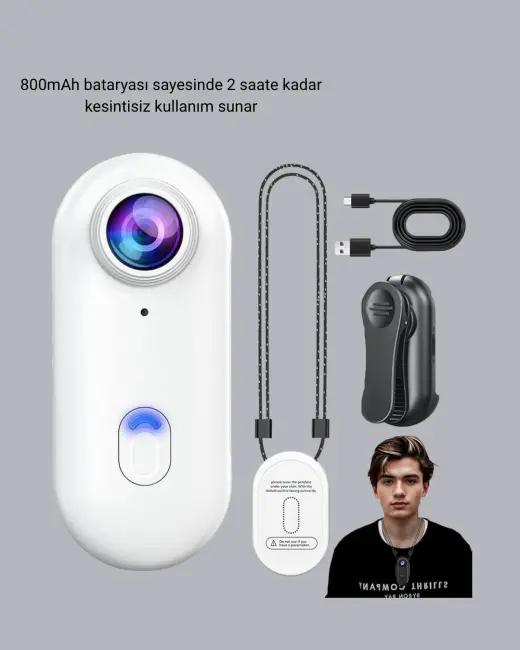 1080P Suya Dayanıklı Aksiyon Spor Kamerası 120° Geniş Açı ve WiFi Destekli